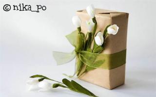 Тюльпаны,подснежники и крокусы из гофрированной бумаги